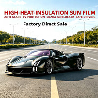 Film teinté automobile UPTF prédécoupé et personnalisable 2mil/3mil/4mil pour pare-brise avant, film de fenêtre à changement de couleur pour voiture