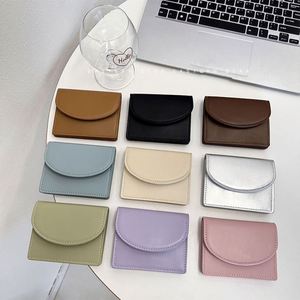 Portefeuille en cuir PU tendance pour femme, style professionnel, porte-cartes d'identité avec logo personnalisé, vente en gros - Product Image 1