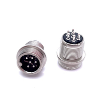 Câble XLR Soulin en gros, connecteur circulaire mâle/femelle 2-7 broches pour haut-parleurs, prise aviation, connecteurs de fin de circuit Gx12
