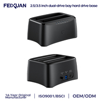 Station d'accueil pour disque dur à double fente Boîtier interne pour disque dur Interface SATA vers USB 3.0 pour 2.5 ''3.5'' Mr-6203 2.5/3.5 "10 Tb 3.5" CN;GUA