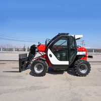 Envío Gratuito, Montacargas Diésel con Certificación EPA y CE, 4x4, 2.5 Toneladas, Altura 3m-7m, Manipulador Telescópico en Venta