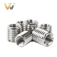 Custom Stainless Steel Inch Thread Inserts ISO Standard Inside and Outside Threaded Bushing Screw Fully Threaded Right Hand