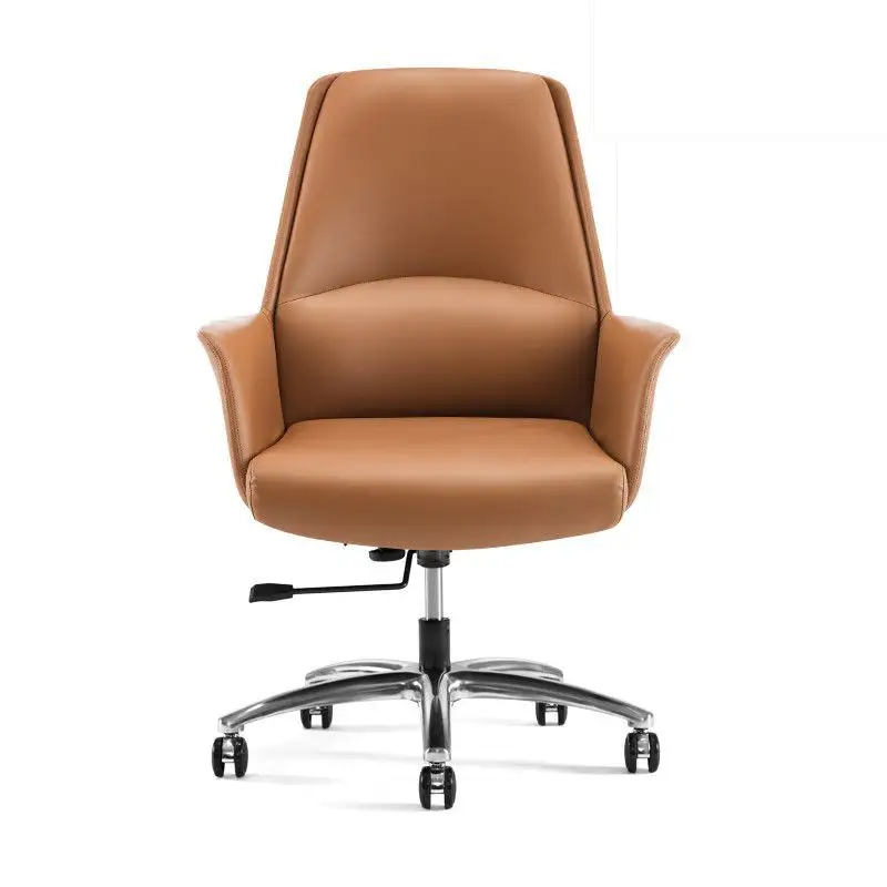 סין לייצר כסא עור יוקרה גובה מתכווננת כיסא מנהלים מודרני סיבוב ארגונומי נוח