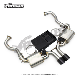 Sistema de Escape Boska con Válvula SUS304 para Porsche Boxster/Cayman 987/987.1/987.2 2.7/2.9/3.4 2006-2012 - Product Image 2