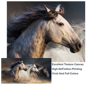 Lienzo grande pintura corriendo caballos carteles impresión pared pintura arte imagen para sala de estar dormitorio - Product Image 4