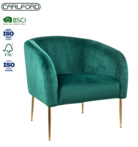 <span class=keywords><strong>Fauteuil</strong></span> d'hôtel CARLFORD en velours <span class=keywords><strong>vert</strong></span> avec pieds dorés, chaise de salon de détente pour salon, chambre à coucher, salle à manger, chaise d'appoint, chaise <span class=keywords><strong>fauteuil</strong></span> - Product Image 3