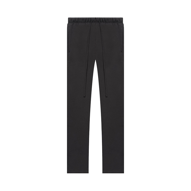 Black uncuffed pants