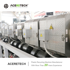 550-1500 kg/h Déchets Plastique PP + EPDM/<span class=keywords><strong>SBS</strong></span> Rempli De CaCO3 Double Vis Extrudeuse Machine De Pelletisation ATE95 - Product Image 5