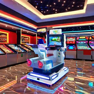 Dinamik elektronik Arcade yarış oyun makinesi kapalı sikke işletilen Video eğlence satılık
