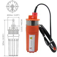 Singflo YM2440-30 360LPH 12 Volt Kit Pompa Air Tenaga Surya Panel Kecil untuk Rumah dan Irigasi