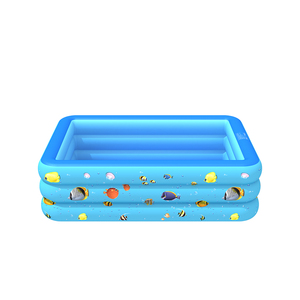 En stock, <span class=keywords><strong>piscine</strong></span> gonflable extérieure bleue de 180 cm, piscines gonflables pour enfants pour fête aquatique - Product Image 3