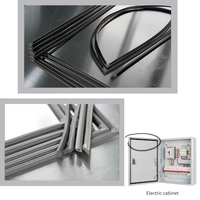 Bande d'étanchéité en mousse de silicone autocollante sur mesure, insonorisante, résistante aux chocs, pour usage industriel, armoires électriques