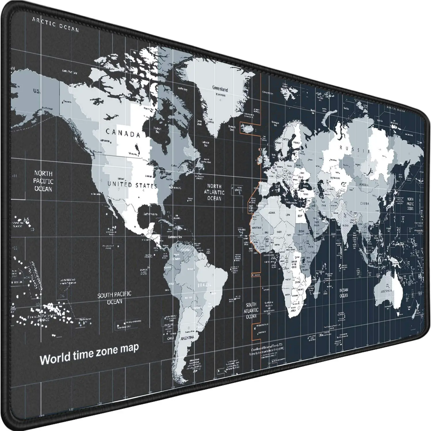 Tappetino per Mouse esteso mappa del mondo tappetino per Mouse da gioco per Computer 31.5 "x 15.7" Base in gomma antiscivolo, tappetino per Mouse da gioco, tappetino per Mouse con tastiera