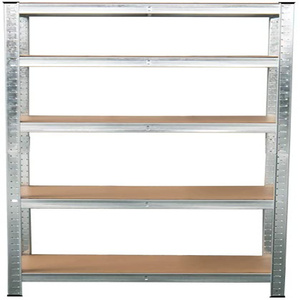 1800x900x400mm Stacking Storage Rack Metal Tool Rack Boltless / Rivet Shelving Steel Boltless Garage Storage Shelf Rack