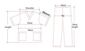 Ensembles d'uniformes médicaux 2 pièces en tricot blanc tendance, personnalisables, vente en gros - Product Image 6