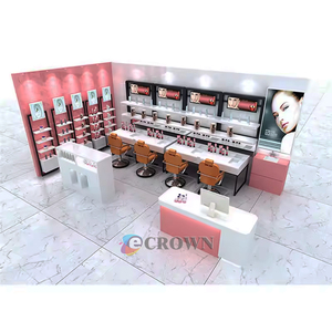 Eyebrow Kiosk Beauty Booth Cabinet Salon Stand Design Shop Salon Kiosk <strong>Fare</strong> Quality Beauty Salon Brow Shop Design OEM - Product Image 2