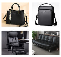 Tissu en cuir synthétique PVC à grande texture tissée, imperméable et résistant à l'abrasion, pour ameublement, sièges de voiture, sacs à main