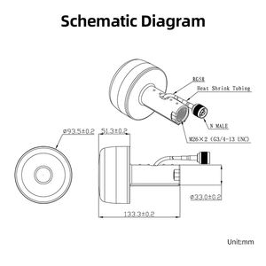 Antenne GPS Marine GNSS 28dBi à Gain Élevé, Tête <span class=keywords><strong>de</strong></span> Champignon Active avec Connecteur Fileté, Prise en Charge OEM Personnalisée - Product Image 4