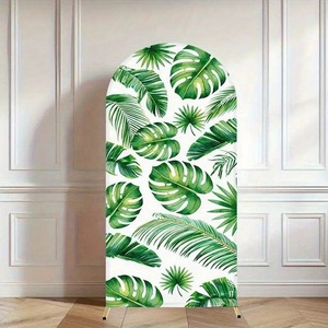 <span class=keywords><strong>Jungle</strong></span> sauvage forêt Chiara arqué extensible photographie mur fond Safari animaux baptême arc toile de fond couvre - Product Image 6