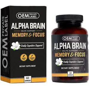 Cápsulas de biotina de inteligencia de alta calidad, suplementos cerebrales para apoyar la memoria y la concentración, cápsulas cerebrales - Product Image 1