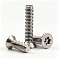 Vis de machine anti-effraction DIN7991 en acier inoxydable 304, à tête fraisée Torx de sécurité avec goupille centrale M2-M6