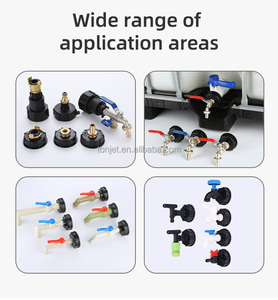 Bouchon en plastique en polyéthylène (PE) adaptateur de réservoir IBC Surface lisse connecteur de tuyau d'<span class=keywords><strong>eau</strong></span> d'irrigation de jardin <span class=keywords><strong>raccord</strong></span> femelle quantité minimale de commande 1 pièce - Product Image 3