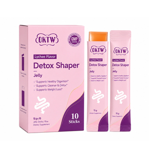 OKTW Detox Slim Jelly Sticks saveur orange, perte de poids, détox, soutien à la digestion, complément <span class=keywords><strong>alimentaire</strong></span>, 15 bâtonnets - Product Image 1