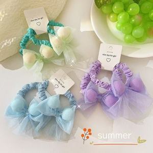 Chouchou à <span class=keywords><strong>Cheveux</strong></span> Nœud Joli <span class=keywords><strong>pour</strong></span> Réunion de Famille – Tulle Décoré – Élastiques en Tissu <span class=keywords><strong>pour</strong></span> Filles Tout-Petits Mignons Accessoires <span class=keywords><strong>Cheveux</strong></span> - Product Image 6