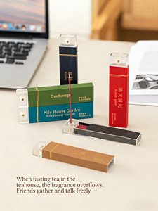 Incienso de Bolsillo Chino <span class=keywords><strong>Toussaint</strong></span> Fire, Aromaterapia, Sándalo Orgánico, Aromático Natural, de Larga Duración, en Caja Portátil - Product Image 4