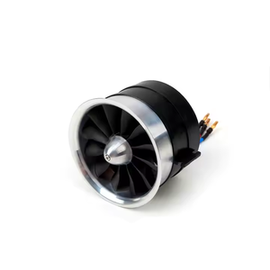 HSDJETS Semi Métal 90/120mm <span class=keywords><strong>EDF</strong></span> avec 8.6kg Ventilateurs de Conduit de Poussée pour Avion Télécommandé et Drone PC et Matière Plastique - Product Image 2