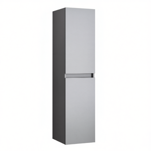 Colonne de salle de bain 140 x 35 x 32 cm en chêne naturel, unité de rangement suspendue - Product Image 3