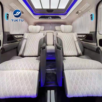 Siège de capitaine de luxe personnalisé pour Vito Sprinter Viano Campervan, conversion de siège de fourgon électrique pivotant et inclinable en cuir