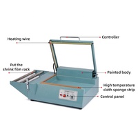 Machine de scellage et de découpe en L Yujun en acier inoxydable FQL-380, manuelle, pour sacs en plastique et sachets