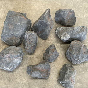 Sân Trang Trí Cảnh Quan Đá Trong Nhà Mềm Cát Đá Nhà Sinh Thái Cảnh Quan Grey <span class=keywords><strong>PU</strong></span> Bọt Đá Nhựa Thủ Công Mỹ Nghệ - Product Image 5