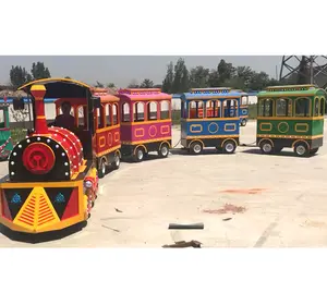 Thomas Small Mini Cheap Outdoor Amusement Park Electric Outdoor Kiddie Rides Trackless Train