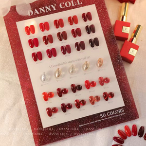Vernis à ongles gel UV Soak Off Série Rouge Vin 15ml Bouteille Logo Personnalisé Couleur Rouge Kit de Vernis à Ongles Gel pour Salon Vente en Gros - Product Image 2