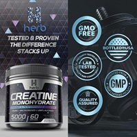 OEM ODM prend en charge la croissance musculaire, la force, la fonction cognitive, la nutrition sportive améliorée, poudre de créatine monohydratée