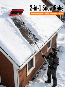 Rotary Lock <strong>Telescopic</strong> Snow Remover Long Handle <strong>Roof</strong> Snow Brush with EVA Head Aluminum <strong>Telescopic</strong> <strong>Rod</strong> - Product Image 4