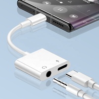 Câble adaptateur Usb-C Dac vers Jack 3.5Mm 2-en-1 Type-C Usb C Audio Dongle