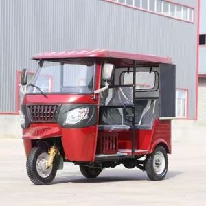 Cina dewasa 200cc bensin untuk tertutup <span class=keywords><strong>6</strong></span> penumpang sepeda roda tiga truk taksi dengan pintu atap kursi belakang - Product Image 2