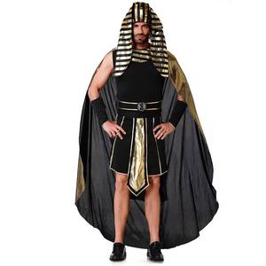 Disfraz de Halloween de Faraón Egipcio Cleopatra, Traje de Rey y Reina Romano Griego Antiguo para Hombres y Mujeres, Actuación Escénica - Product Image 2