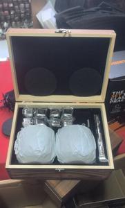 Set de Regalo de Vasos de Whisky de Madera de Azufaifo Carbonizada con Cubos de Hielo de Acero Inoxidable, Caja de Madera, Personalizable, Regalo Empresarial Premium, Venta al Por Mayor - Product Image 3