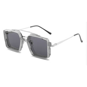DOISYER-<span class=keywords><strong>gafas</strong></span> de sol cuadradas Steampunk para hombre, lentes de sol masculinas de estilo Retro Punk, de lujo, a la moda, Vintage, <span class=keywords><strong>2022</strong></span> - Product Image 4