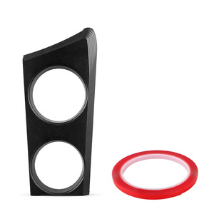 Portavasos Delantero de Aluminio Kamilolo Negro para BMW Serie 1 E81 E82 con Volante a la Derecha 04-13 - Product Image 1