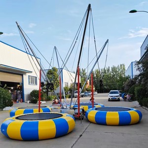 EASYFUN <span class=keywords><strong>Factory</strong></span> Mobile - Jeu de saut à l'élastique pour 4 personnes avec <span class=keywords><strong>trampoline</strong></span> et corde de <span class=keywords><strong>trampoline</strong></span> pour location en parc - Product Image 4