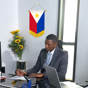 Wholesale Mini Pennant Car Flags 20x30cm Philippines Wall Decor <b>Small</b> Ornaments Hanging Digital Printing - Product Image 4