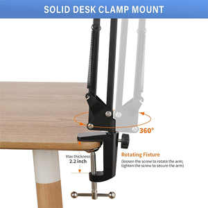 YEAH 1/4 hilo deporte <span class=keywords><strong>Camara</strong></span> transmisión en vivo suspensión Boom tijera brazo de pie Cámara Flexible Webcam soporte - Product Image 4