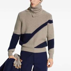 Nouveau pull tricoté chaud et respirant pour l'hiver pull tricoté décontracté et à la mode pour hommes à col rond - Product Image 1