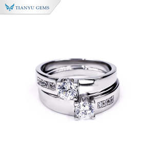 Bague en argent sterling 925 Tianyu pour homme, avec moissanite, minimaliste, pour le travail de bureau et les occasions formelles - Product Image 1