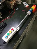 ONN-M4F Modulares LED-Licht mit Summer - 1 bis 5 Farben Anpassbares Stapellicht für Fabrik-Arbeitsplatz-Alarmsystem
